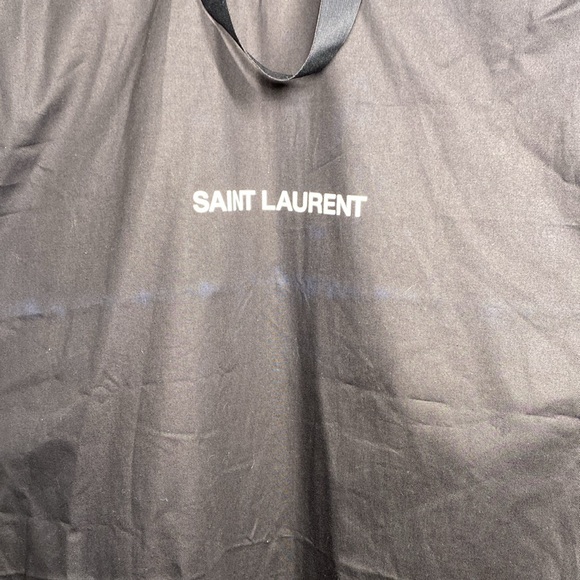 VGUC Saint Laurent Black Garment Bag 45” x 23.5” Saint Laurent Hangar included! - Picture 7 of 10